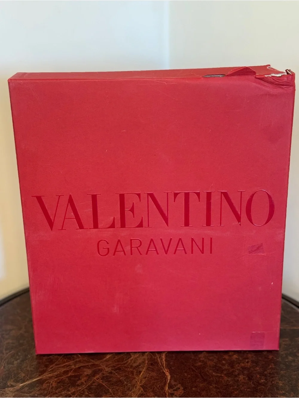 Valentino Garavani Pink PP Patent Leather Ankle Strap Pumps
